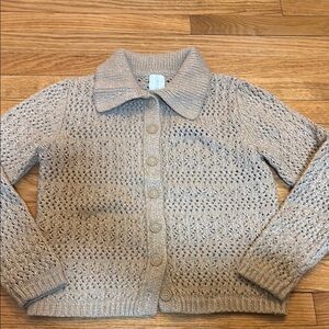 Women's Beige Knit Sweater